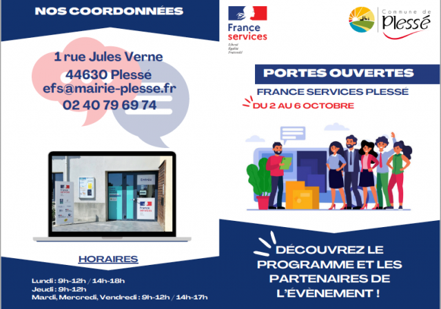 Retrouvez APIS PMR le 5 octobre aux Journées France Services de la Commune de Plessé