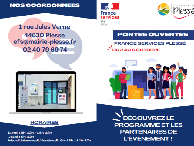 Retrouvez APIS PMR le 5 octobre aux Journées France Services de la Commune de Plessé