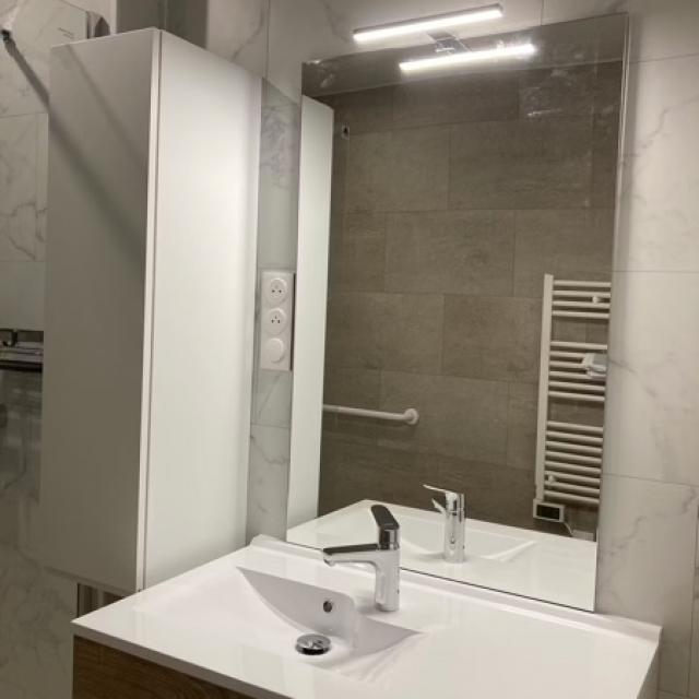 Rénovation et réorganisation d’une salle de bain à Carquefou